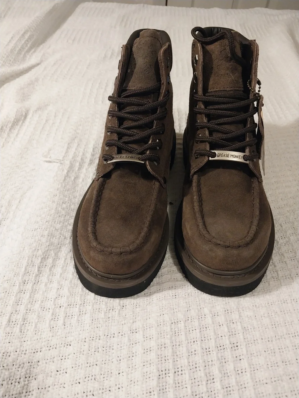 Men's Genuine Leather  Boots — Rugged Lace-Up Comfort